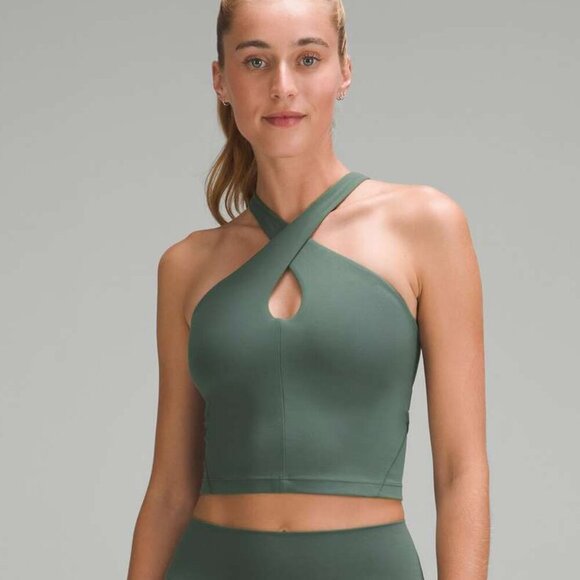 Lululemon Align Keyhole Halter Tank Top - 6 Dark Forest - Picture 1 of 7